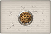 24" x 16" Dog Food Mat, Silicone Pet Mats for Food and Water, Nonslip Pet Feeding Mats for Floors, Dog Cat Bowl Mat with Raised Edges, Beige