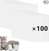 100Pcs Cat Litter Box Liners for PetSnowy SNOW+ Automatic Cat Litter Box, Tear & Leak Resistant Self-Sealing Waste Drawer Liner Bags