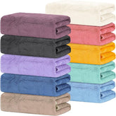 10 Pack Bath Towels Set, Soft Microfiber Towel 27.5 x 55 Inches | Lightweight, Quick Dry, Highly Absorbent Towels for Bathroom, Shower & Beach(Multicolor)