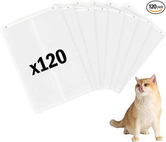 120pcs Cat Litter Box Liners for SNOW+Cat Litter Box,Self-Sealing Waste Bag