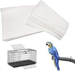 150 Sheets Custom Cut Bird Cage Liner Pet Cage Liner Choice Plain Paper-Poly Coated-Wax Bird Cage Liner *****Message with Specific Size After Ordering***** (Poly Coated (40lb) Any Size up to 24x30)