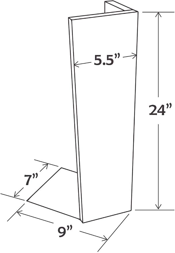 'Sofa-Scratcher Squared' Cat Scratching Post & Couch-Corner/Furniture Protector (Charcoal)