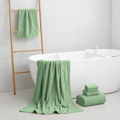 2 Piece Bath Sheets, 40"x80" Bath Towels, Sage Green | Extra-large size, Quick dry, Highly Absorbent, Lint Free .shower towels for bathroom gym spa .Big and Tall users