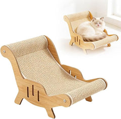 2026 New Cat Recliner Scraper Board, Large 2 in 1 Cat Recliner Scratch Board, Durable Cat Scratching Pad Cat Scratcher Bed Cardboard Cat Scratchers for Indoor Cats (B)