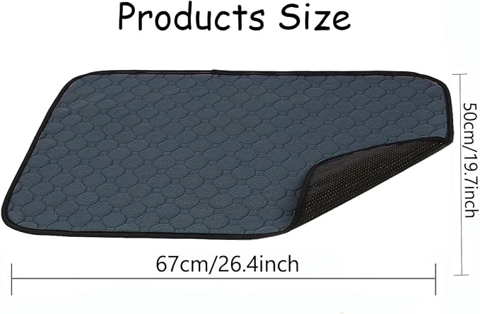 2 Pack Guinea Pig Cage Liners - Washable Guinea Pig Pee Pads, Waterproof Reusable & Anti Slip Guinea Pig Bedding Fast and Super Absorbent Pee Pad for Small Animals Rabbit Hamster Rat