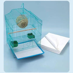 150 Sheets Custom Cut Bird Cage Liner Pet Cage Liner Choice Plain -Poly-Wax Bird Cage Liner *****Please Message us with Your Specific Size***** (Poly Coated (40lb) Any Size up to 30x30)