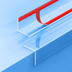 2PCS Clear Self-Adhesive Wall Corner Protectors .Corner Guards & Edge Protector for Wall Door Frame Cabinet Baseboard & Door, Table, Stair (31.5" X 1.18")