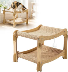 2026 New Cat Recliner Scraper Board, Large 2 in 1 Cat Recliner Scratch Board, Durable Cat Scratching Pad Cat Scratcher Bed Cardboard Cat Scratchers for Indoor Cats (C)