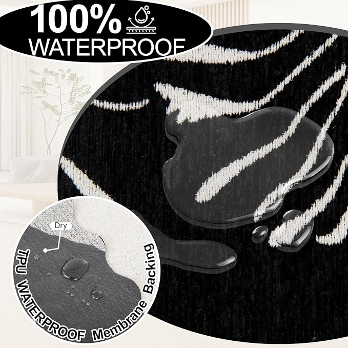 1OO% Waterproof Sectional Couch Covers for Dogs L Shaped Corner Sofa Cover Washable Chenille Sofa Slipcovers Blanket Modern Jacquard Pet Furniture Protector (91"x276", Black Forest)