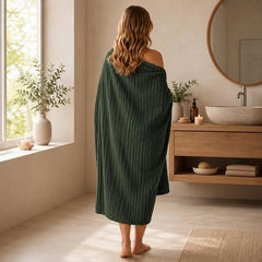 3 Pack Bath Towel Set, 40"x80" Oversized Bath Sheet, Olive Green | Ultra Soft Microfiber, Lint Free, Quick Dry, Highly Absorbent, Full Body Coverage, 1 Bath Sheet, 1 Hand Towel, 1 Washcloth