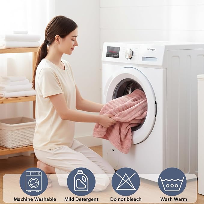 2 Piece Bath Sheets, 40"x80" Microfiber Bath Towels, Pink | Extra-large size, Quick dry, Highly Absorbent, Lint Free .shower towels for bathroom gym spa .Big and Tall users