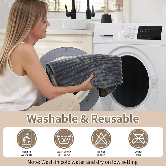 100% Waterproof Couch Covers for Dogs, 35"×63" Washable Couch Cover, Non Slip Sectional Couch Covers for 3 Cushion Sofa Cover Pet Friendly, Cat and Dog Couch Bed Cover-Dark Gray