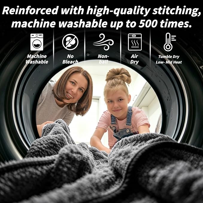 20 Pack Microfiber Towels for Cars, 24" x 16" Dual-Sided Car Drying Towel | 400 GSM Highly Absorbent, Lint-Free Microfiber Cleaning Cloths for Scratch-Free Drying, Detailing, Buffing, Polishing Cars