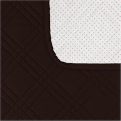 100% Waterproof Couch Cover for Dogs, Anti-Slip Washable Sofa Cover with Elastic Straps & Side Pockets, Durable Furniture Protector for Kids, Pets & Dogs (Armchair 23", Chocolate)