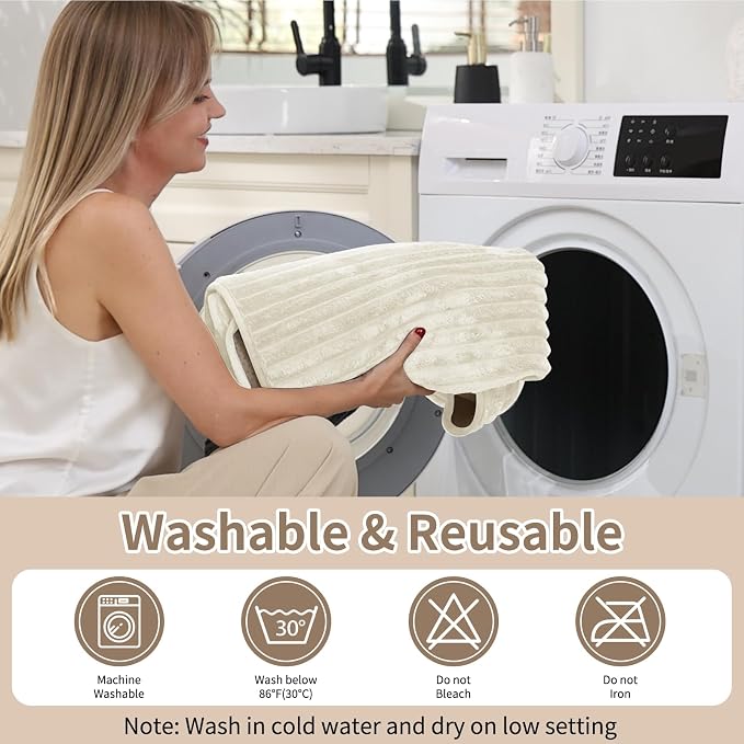 100% Waterproof Couch Covers for Dogs, 35"×82" Washable Couch Cover, Non Slip Sectional Couch Covers for 3 Cushion Sofa Cover Pet Friendly, Cat and Dog Couch Bed Cover- Off-White