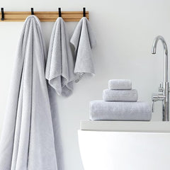 30x60 Inches Extra Large Bath Towels Set Super Soft Absorbent Luxury Microfiber Towels for Bathroom (Gray, 6PCS)