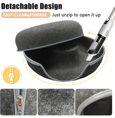 24inch-Tunnel Bed for Indoor,cattasaurus Peekaboo cat cave for Multiple,Detachable Felt Felt Washable Interior for Indoor Cats,Donut Tunnel (Dark Grey)