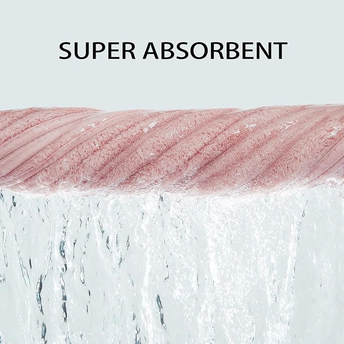 2 Piece Bath Sheets, 40"x80" Microfiber Bath Towels, Pink | Extra-large size, Quick dry, Highly Absorbent, Lint Free .shower towels for bathroom gym spa .Big and Tall users