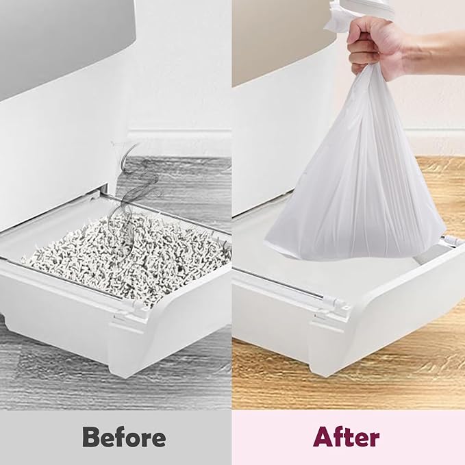 120pcs Cat Litter Box Liners for SNOW+Cat Litter Box,Self-Sealing Waste Bag