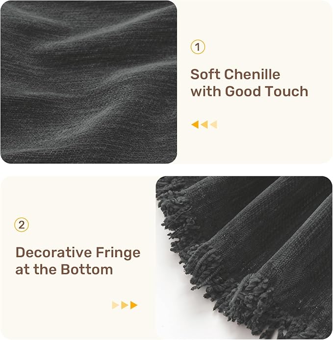 2 Pieces Sectional Couch Covers L Shaped Cover XXXL Charcoal Gray | Thick Washable Fabric for L Shaped Sectional Sofa, Anti-Pet Hair, Stain & Wear Resistant, Easy Care & Installation