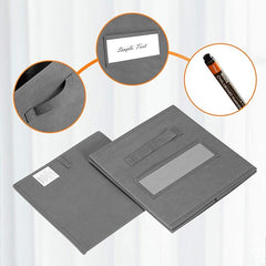 11 Inch Storage Cube,Storage bin (Set of 10) Foldable Fabric Cube Storage Bins with 10 Labels Window Cards & a Pen,Baskets Containers for Shelves,Closet Organizers Box for Home & Office,Gray