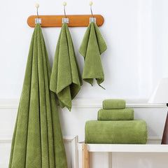 30x60 Inches Extra Large Bath Towels Set Super Soft Absorbent Luxury Microfiber Towels for Bathroom (Sage Green, 6PCS)