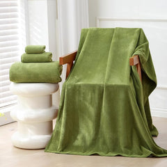 30x60 Inches Extra Large Bath Towels Set Super Soft Absorbent Luxury Microfiber Towels for Bathroom (Sage Green, 6PCS)