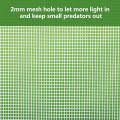 23.6" Outdoor Mesh Plant Enclosure, Plant Cover for Pests, Bird and Pest Protection Guard for Fruit, Vegetables, Flowers and Herbs Pop-Up Cage 15.7 x 15.7 x 23.6 Inches