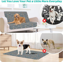 2 Pack 36"x40" Washable Pee Pads for Dogs, Reusable & Absorbent | Large reusable dog pads with leakproof non-slip backing, highly absorbent for crates, playpens, beds and potty training.