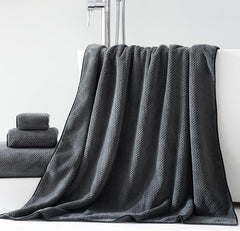 30x60 Inches Extra Large Bath Towels Set Super Soft Absorbent Luxury Microfiber Towels for Bathroom (Charcoal Grey, 6PCS)