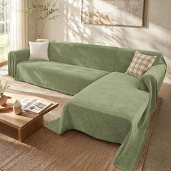 2 Pieces Sectional Couch Covers L Shaped Cover XL Light Sage | Thick Washable Fabric for L Shaped Sectional Sofa, Anti-Pet Hair, Stain & Wear Resistant, Easy Care & Installation
