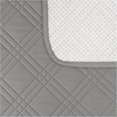 100% Waterproof Couch Cover for Dogs, Washable Anti-Slip Sofa Cover with Elastic Straps & Side Pockets, Quilted Furniture Protector for Kids & Pets (Oversize Sofa 78", Newgrey)