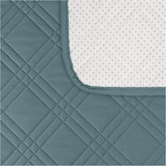100% Waterproof Couch Cover for Dogs, Anti-Slip Washable Sofa Cover with Elastic Straps & Side Pockets, Durable Furniture Protector for Kids, Pets & Dogs (Armchair 23", Grayishblue)