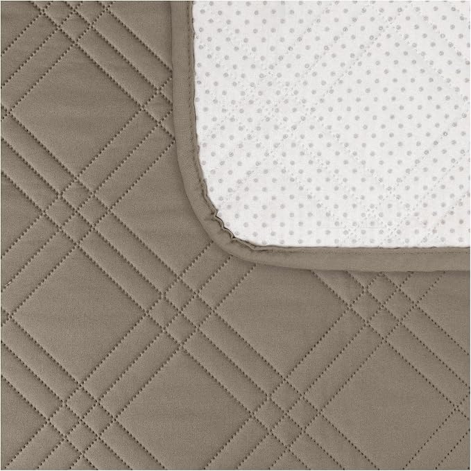 100% Waterproof Couch Cover for Dogs, Anti-Slip Washable Sofa Cover with Elastic Straps & Side Pockets, Durable Furniture Protector for Kids, Pets & Dogs (Armchair 23", Camel)